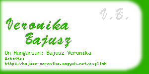 veronika bajusz business card